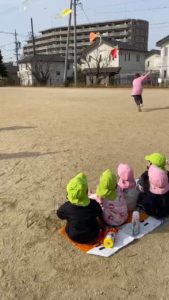 凧あげで体や心がぽかぽか!!